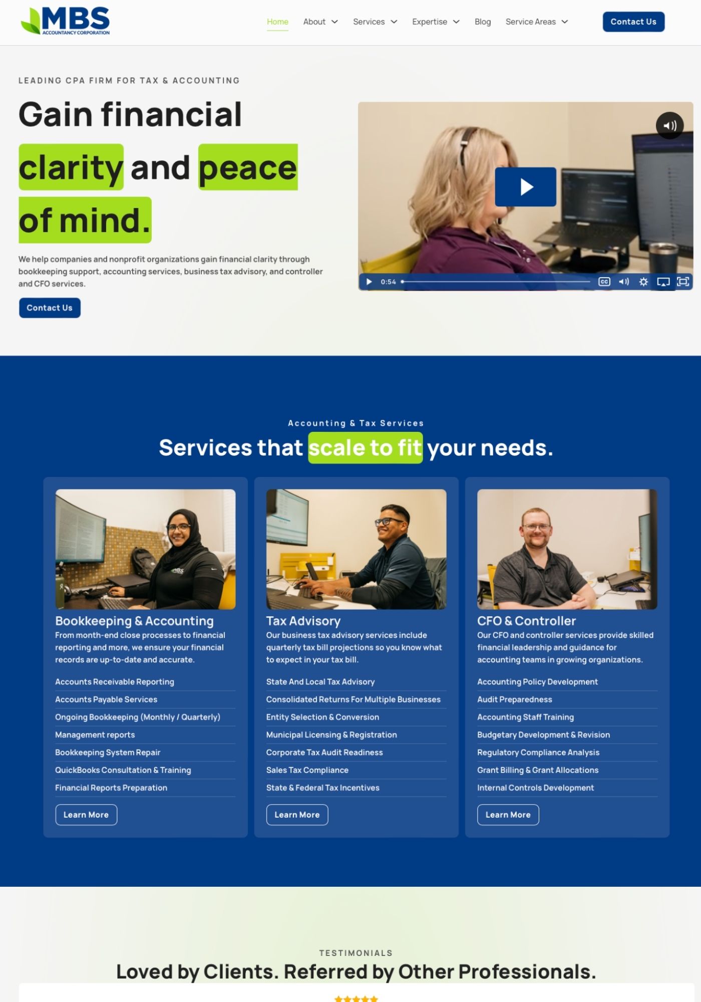 MBS Accountancy website
