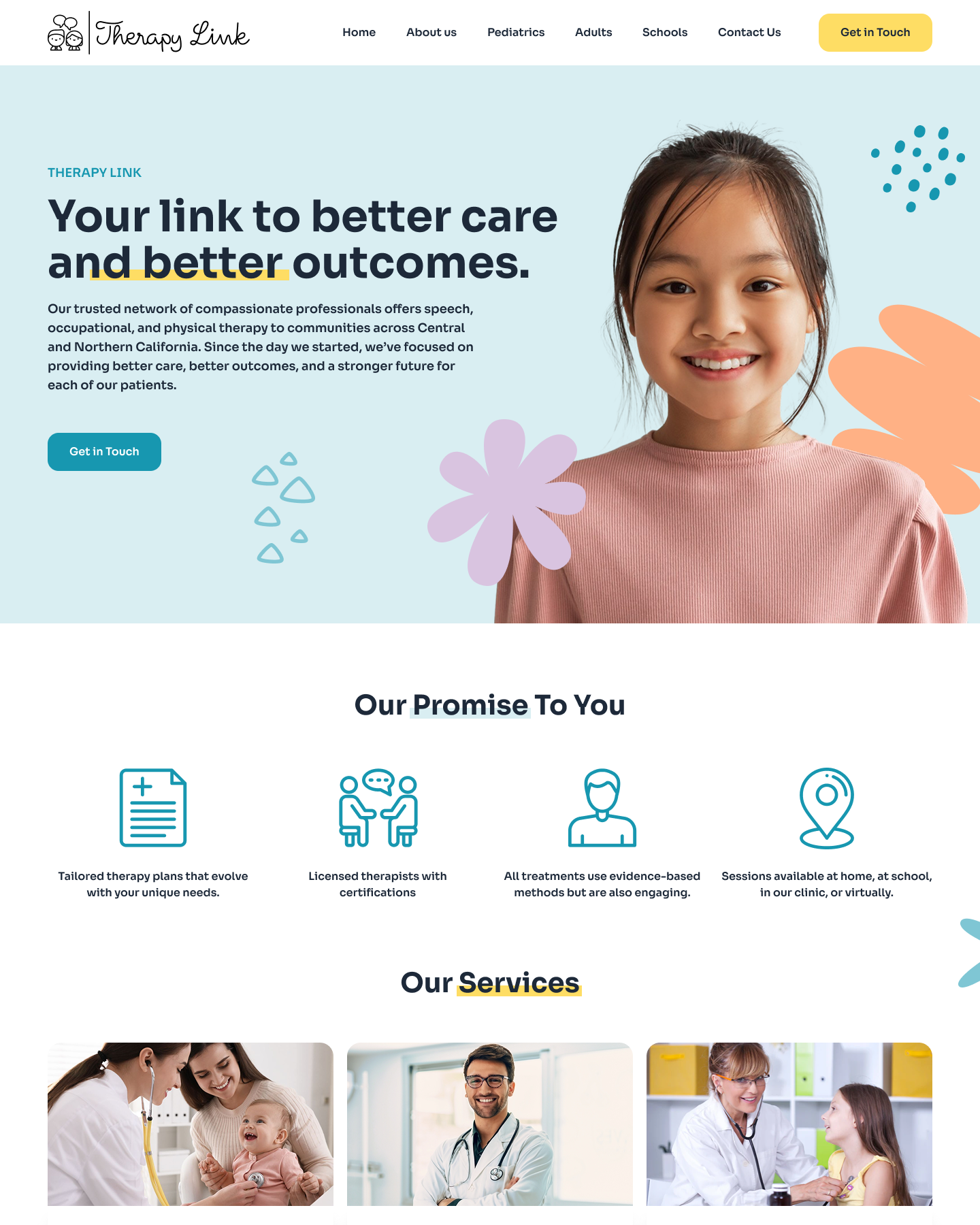 Therapy Link website